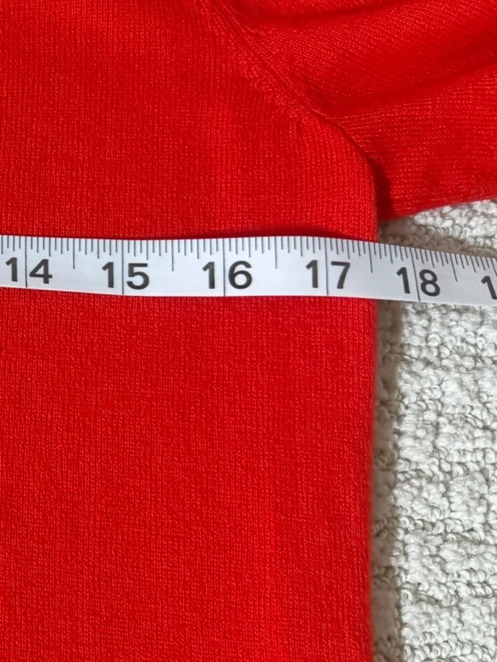 Michael Kors Bright Red Long-Sleeve Knit Tunic with Zip Detail
